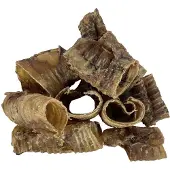Petsnack Buffelslurf - Kauwsnack Gedroogde Buffel Luchtpijp - 5cm, 250gr