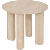Atmosphera Anaya Bijzettafel - Ø44xH51cm - Beige