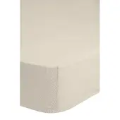 Good Morning Hoeslaken Jersey Katoen Stretch 30cm Hoge Hoek - ecru 140x200cm