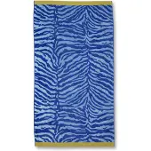 KAAT Amsterdam Badlaken Zayda Blauw (100 x 180 cm)