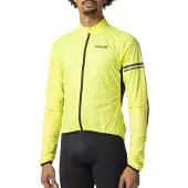 Agu Essential - Windjack - Fietsjack - Heren - Geel - M - Lichtgewicht - Waterafstotend - Opvouwbaar - Reflecterend