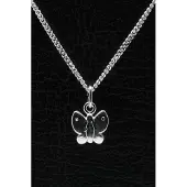 MOOYE ® - Collectie Zilveren Vlinder ketting hanger