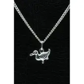 MOOYE ® - Collectie Zilveren Eend ketting hanger