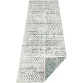 Hanse Home Dubbelzijdig Buitenkleed Biri - Groen/Crème 80 x 250 cm