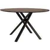 Lizzely Garden & Living Eettafel rond Ronsi Antoinette zwart 140cm ronde tafel