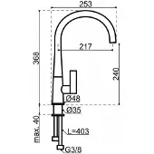 Dekker Lanesto Conic/rond RVS-Look