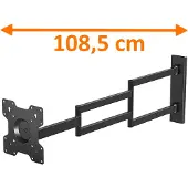 XTRARM Axis XL 108,5 cm Draai- en Kantelbare TV Beugel