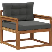 vidaXL Buiten Midden Sofa Naturel