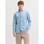 Jack & Jones Overhemd 'JJESTANLEY' blauw denim