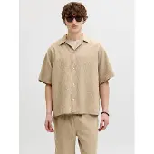 Jack & Jones Overhemd 'JORMONTAUK' taupe