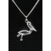 MOOYE ® - Collectie Zilveren Pelikaan ketting hanger