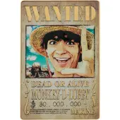 Fanattik One Piece Ingot Luffy Wanted Poster Limited Edition Coins