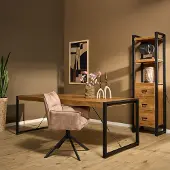 Starfurn - Eettafel Boaz - Bruin - 90x220x76 cm
