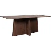Label51 Scott Eetkamertafel - Bruin - Hout - 200 cm