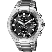 Citizen CA0700-86E horloge Eco-Drive Titanium Zwart