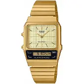 Casio Vintage AQ-800EG-9AEF Herenhorloge 32 mm - Goudkleurig