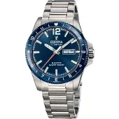 Festina F20698-2 Titanium Herenhorloge Blauw