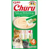 Inaba Kattensnack Churu Tonijn - Kip 60 Gr