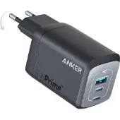 Anker Prime GaN 67W USB Oplader, 3-Poort Quick Charger