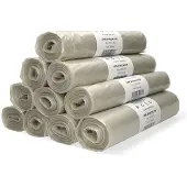 123schoon Aanbieding: Vuilniszakken 200 liter | 10 stuks | LDPE | Transparant | (10 verpakkingen)