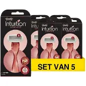 Wilkinson Aanbieding: Intuition Complete Scheersysteem (5 stuks)