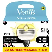 Gillette Aanbieding: Venus ComfortGlide Luipaard Navulmesjes (10 verpakkingen à 3 stuks)