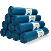 123schoon Aanbieding: 10x LDPE vuilniszakken blauw 240 liter (10 stuks)