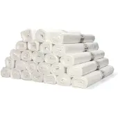 123schoon Aanbieding: 25x Vuilniszakken 70 liter | 20 stuks | HDPE | Wit |