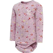 Hummel Romper l/s - hmlMira - Heather Rose - - 74 - Rompers Lange Mouw