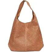 Luisa Vannini Brown Rundleer Tas