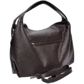 Luisa Vannini Bordeauxrood Rundleer Tas