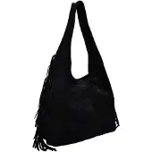 Isabella Rhea Zwart Rundleer Tas