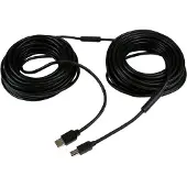 StarTech.com Actieve USB-kabel A naar B - STARTECH - 20 m - Zwart