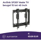 AV Link 129.540UK tv-bevestiging 106,7 cm (42") Zwart