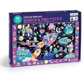 Mudpuppy Zoek-En-Vind-Puzzel - Kosmische Dromen - 59X39Cm - 64 Stukjes - 4 Jaar