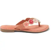 Lazamani Slippers Dames Roze Suède Maat 39