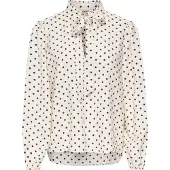 ONLY Blouse 'ONLMaizee' zwart / natuurwit