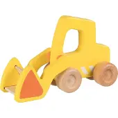 Sonstige Verlage houten graafmachine met shovel geel