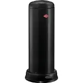 Wesco Big Baseboy Prullenbak met Soft Close | 30 Liter | Metaal - Zwart | Pedaalemmer