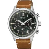 Citizen Analoog horloge bruin / zwart / zilver