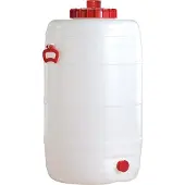 Graf universeel vat 125 L rond van voedselveilig PE