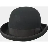 Hatland Derby Bowler - Vilten bolhoed - Zwart - Assorti - S