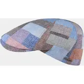 Hatland Albon - Katoenen patchwork pet - Marine blauw - Assorti - L