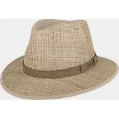 Hatland Trebloc - Zeegras hoed - Naturel - Assorti - L