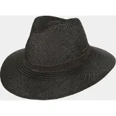 Hatland Vincenzo - Panama hoed - Zwart - Assorti - S