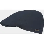 Hatland Club - Effen flat cap - Marine blauw - Assorti - XL