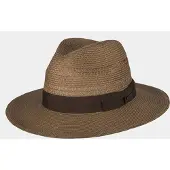 Hatland Domenico - Toyo hoed - Bruin - Assorti - XL