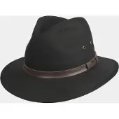 Hatland Bomont - Katoenen regenhoed - Zwart - Assorti - L