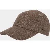 Hatland Waban - Baseball cap met visgraat patroon - Bruin - Assorti - S/M
