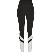 Urban Classics Leggings zwart / wit